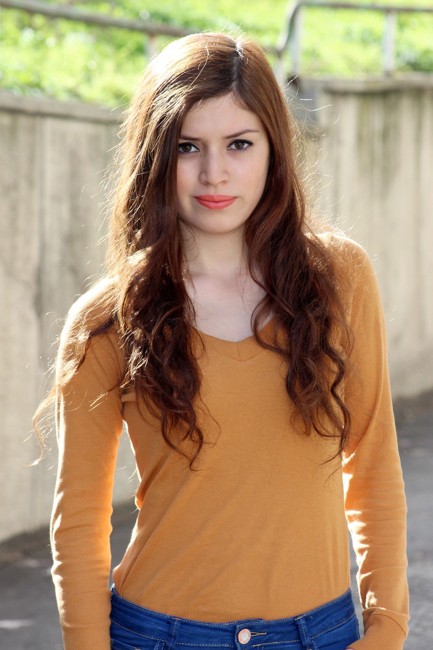 girl, portrait, long hair, profile, model, profile, profile, profile, profile, profile